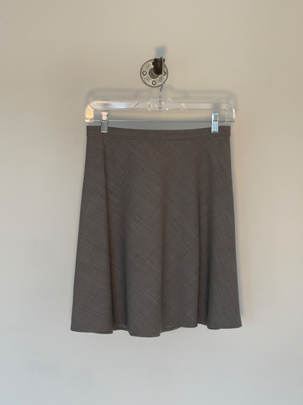 Theory Gray A-Line Skirt Size 2 Excellent Condition
